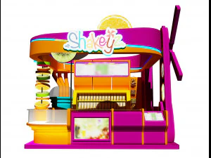 부스 전시 부스 a 89 3D 모델