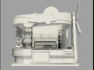 Booth Exhibition Stand a 89 3D Model
