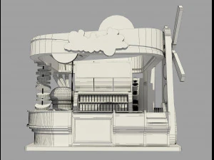 Booth Exhibition Stand a 89 3D Model