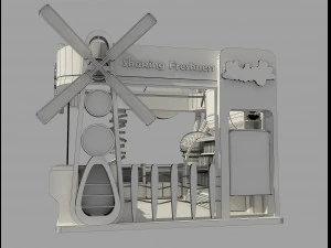 Booth Exhibition Stand a 89 3D Model