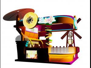 Booth Exhibition Stand a 89 3D Model