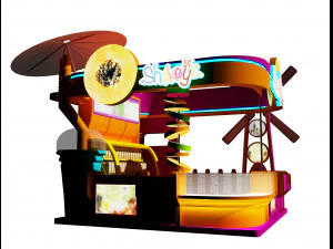 Booth Exhibition Stand a 89 3D Model