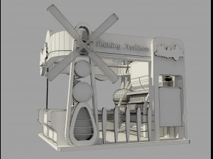 Booth Exhibition Stand a 89 3D Model