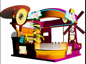 Booth Exhibition Stand a 89 3D Model