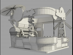 Booth Exhibition Stand a 89 3D Model