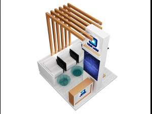 Booth Exhibition Stand a 90 3Dモデル