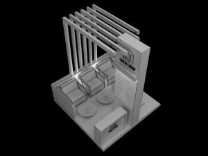 Booth Exhibition Stand a 90 3D 模型