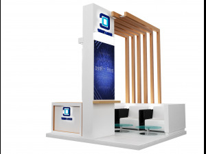 Booth Exhibition Stand a 90 3D 模型