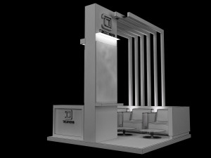 Booth Exhibition Stand a 90 3D 模型