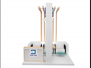 Booth Exhibition Stand a 90 3D 模型