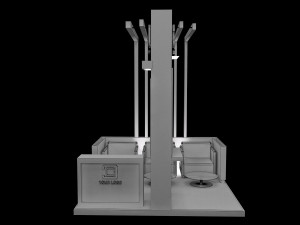 Booth Exhibition Stand a 90 3D 模型