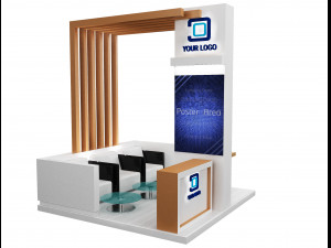 Booth Exhibition Stand a 90 3D 模型