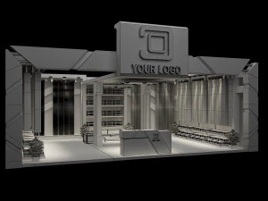 Booth Exhibition Stand a 94 3D Model
