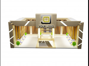 Booth Exhibition Stand a 94 3Dモデル