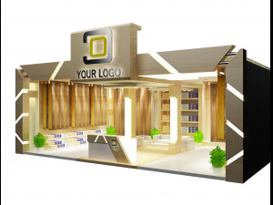 Booth Exhibition Stand a 94 3Dモデル