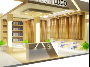 Booth Exhibition Stand a 94 3D Model