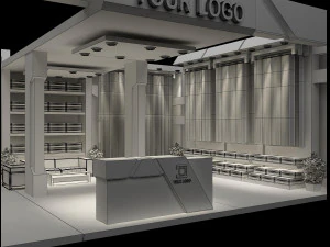 Booth Exhibition Stand a 94 3D Model