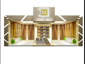 Booth Exhibition Stand a 94 3Dモデル