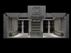 Booth Exhibition Stand a 94 3D Model