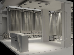 Booth Exhibition Stand a 94 3Dモデル