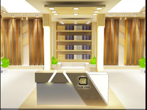 Booth Exhibition Stand a 94 3D Model