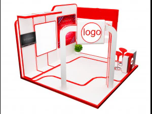 Booth Exhibition Stand a 95 3D Model