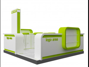 Booth Exhibition Stand a 97 3D Model