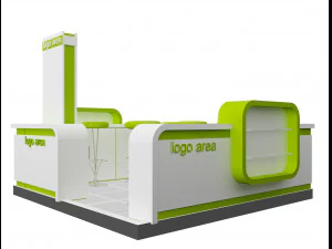 Estande de Exposição Stand a 97 Modelo 3D