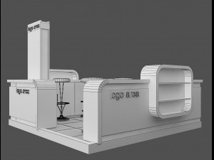 Booth Exhibition Stand a 97 3D Model