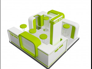 Booth Exhibition Stand a 97 3D Model