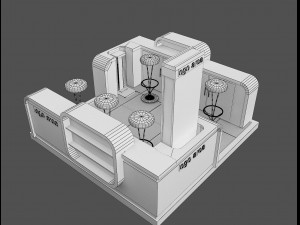 Booth Exhibition Stand a 97 3D Model