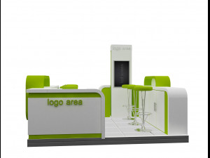 Booth Exhibition Stand a 97 3D Model