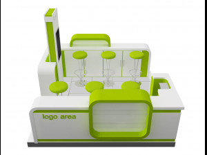 Booth Exhibition Stand a 97 3D Model