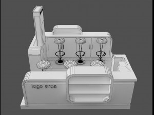 Booth Exhibition Stand a 97 3D Model