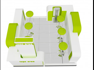 Booth Exhibition Stand a 97 3D Model