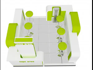 Booth Exhibition Stand a 97 3D Model