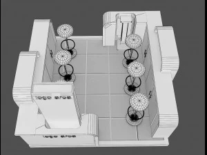 Booth Exhibition Stand a 97 3D Model