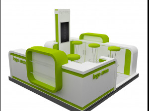 Booth Exhibition Stand a 97 3D Model