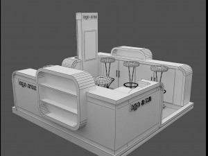 Booth Exhibition Stand a 97 3D Model