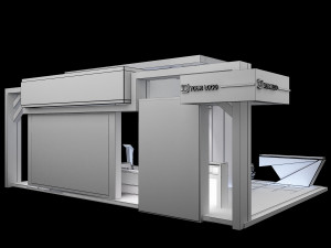 Booth Exhibition Stand a 99 3Dモデル