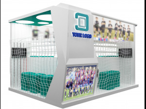 Booth Exhibition Stand a 100 3Dモデル