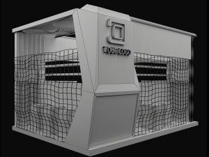 Booth Exhibition Stand a 100 3Dモデル