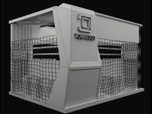 Booth Exhibition Stand a 100 3D Model