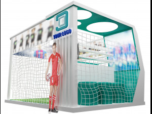 Booth Exhibition Stand a 100 3Dモデル