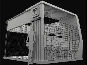 Booth Exhibition Stand a 100 3Dモデル