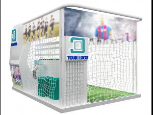 Booth Exhibition Stand a 100 3Dモデル