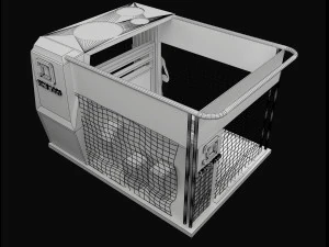 Booth Exhibition Stand a 100 3D Model
