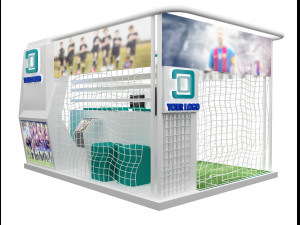 Booth Exhibition Stand a 100 3Dモデル