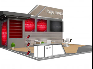 Booth Exhibition Stand a 91 3D Model