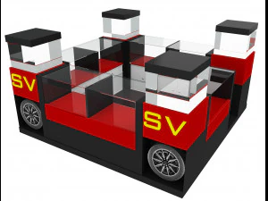 Booth Exhibition Stand a 33 3D Model